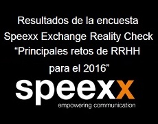 Principales retos de RRHH del 2016 ESTUDIO SPEEXX