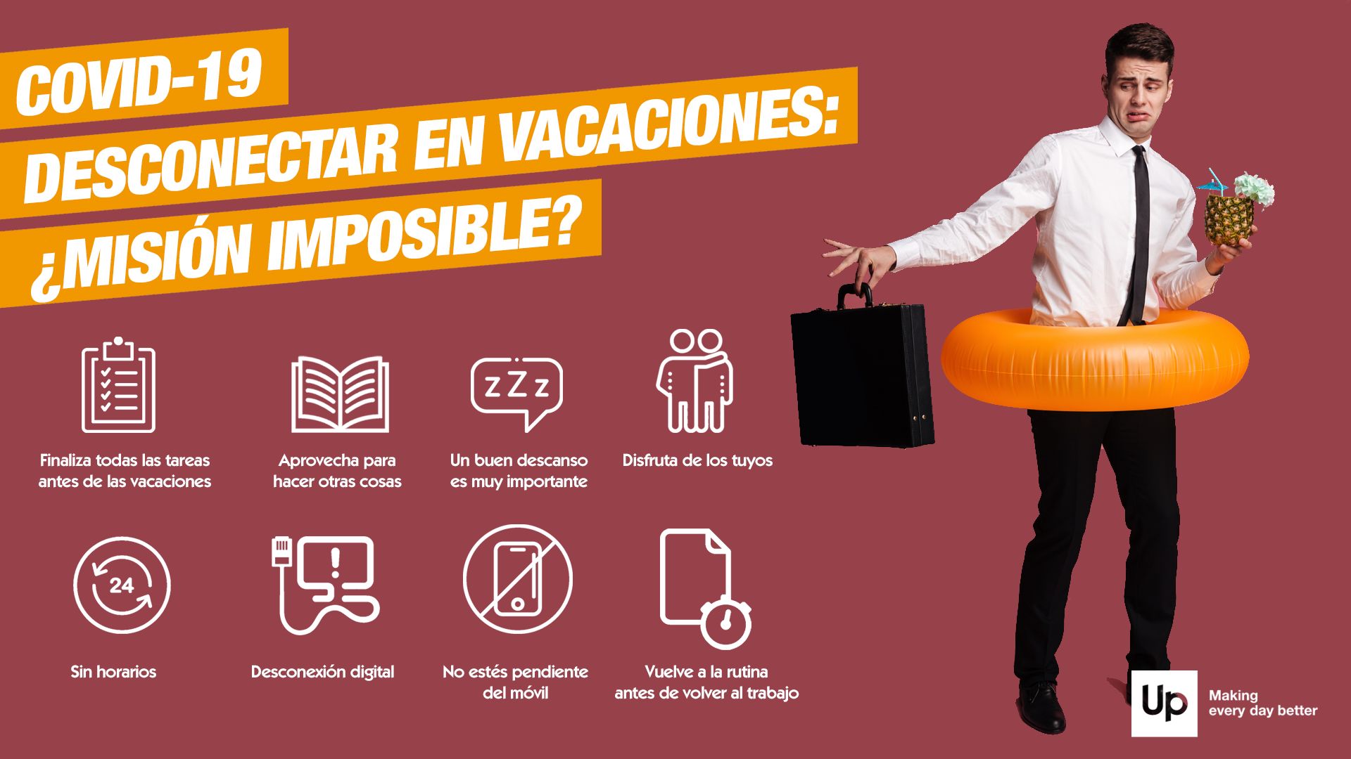 Desconectar en vacaciones: ¿Misión Imposible? info-vacaciones