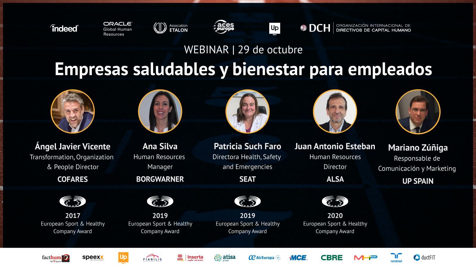 <code>webinar > 29 de octubre </code>Empresas saludables y bienestar para empleados 1salud 4