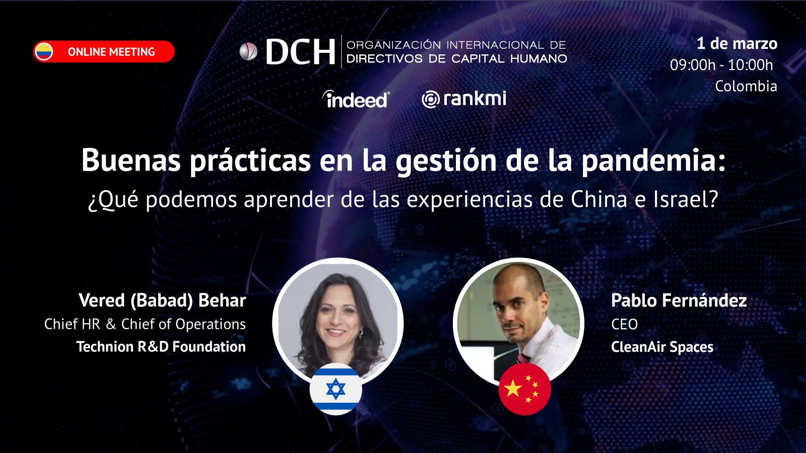 <code>online meeting: </code>Buenas prácticas en la gestión de la pandemia: ¿Qué podemos aprender de las experiencias de China e Israel? col 1 1 10