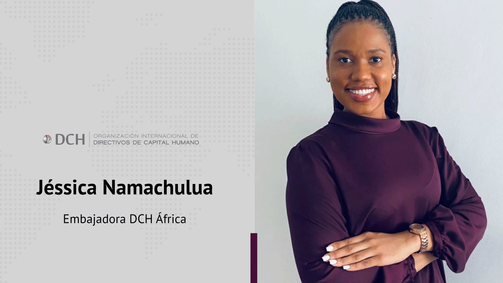 Embajadora de DCH en Africa