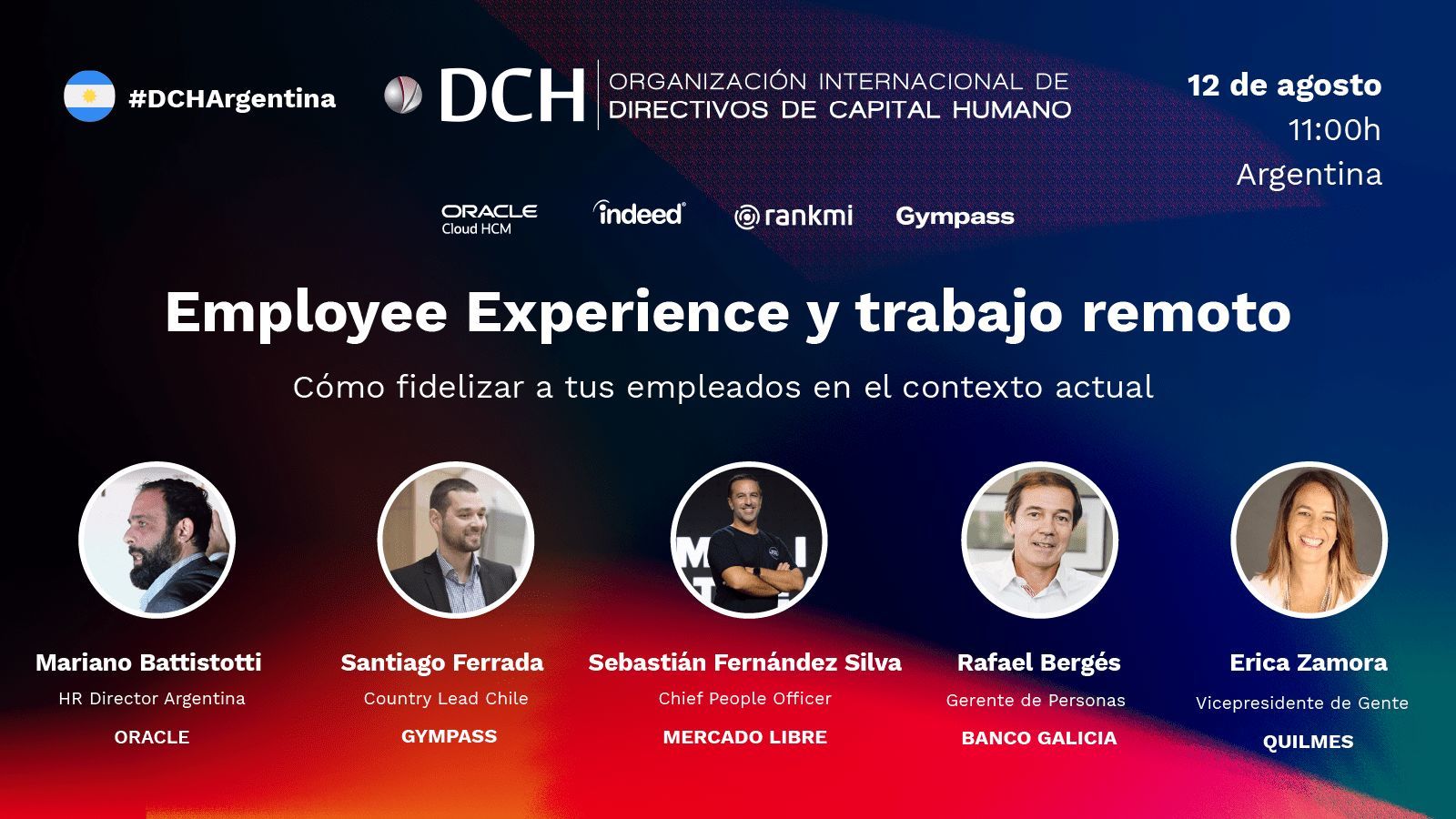 Employee Experience y trabajo remoto, nuevo encuentro DCH Argentina Encuentro DCH Argentina 12A 2 1 1
