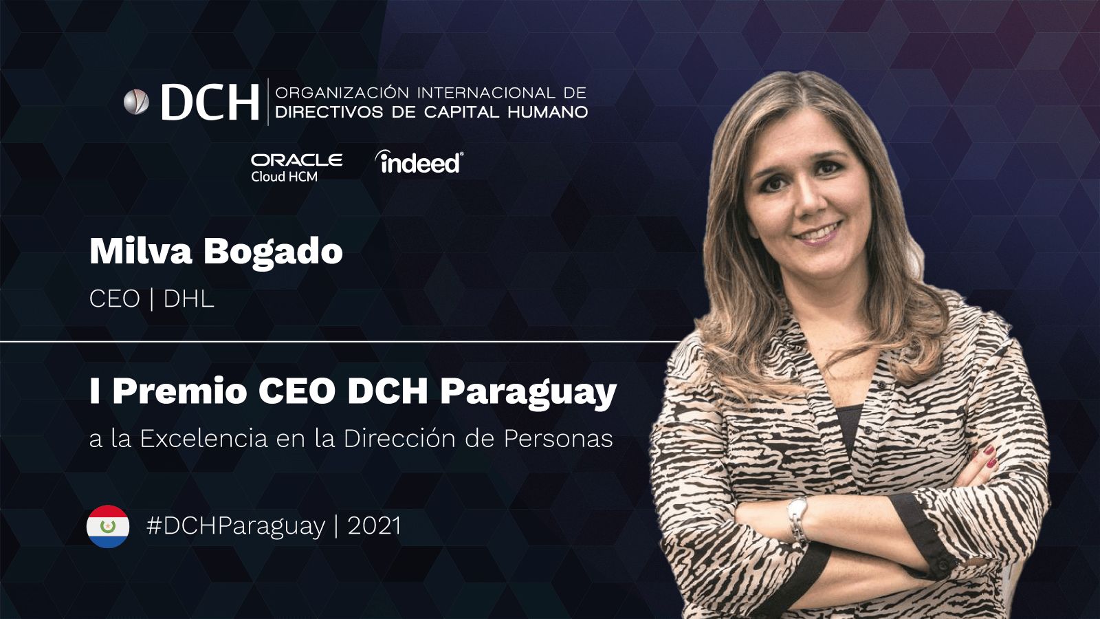 Milva Bogado, CEO de DHL, galardonada con el Premio CEO DCH Paraguay Milva Bogado Premio 1 CEO DCH Paraguay 1