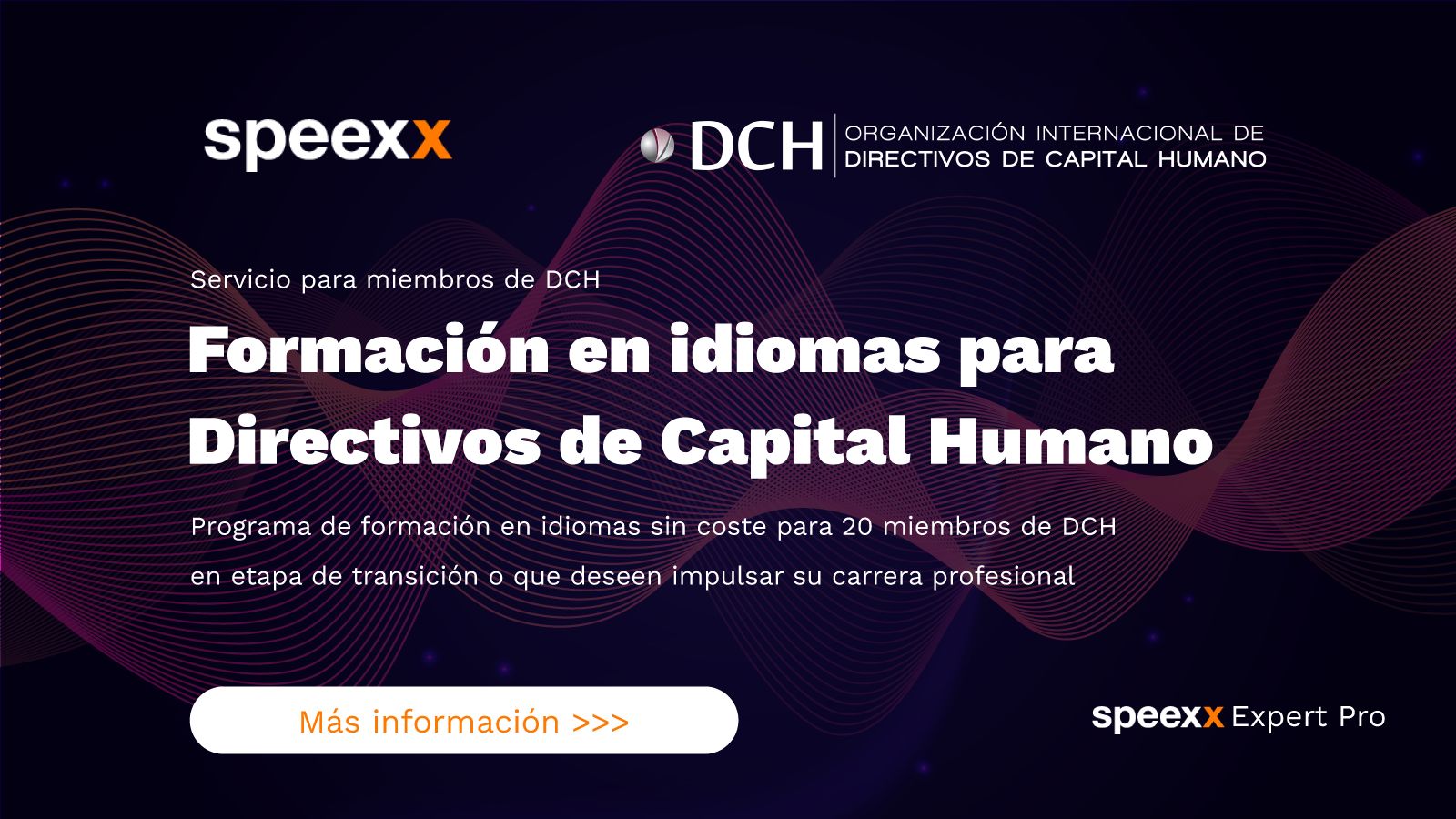 Speexx y DCH ofrecerán programas Expert Pro de formación en idiomas para directivos de Recursos Humanos en transición dch