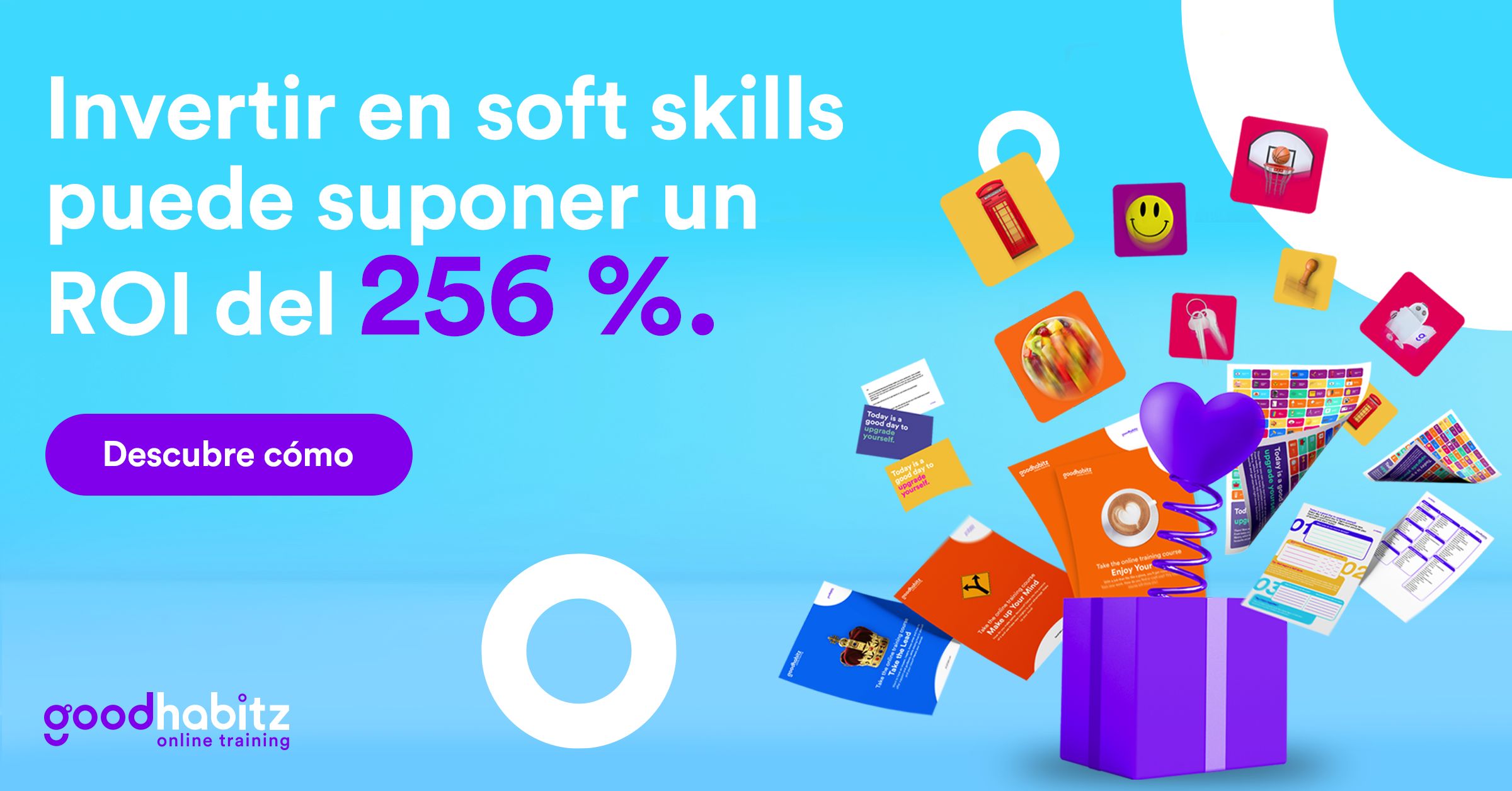 Elearning & ROI | Cómo medir el retorno de la formación online GoodHabitz Blog 7 Pain spoints 1 2400x1256 ES 2022 Final