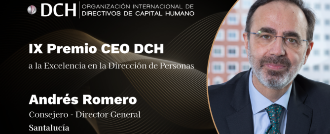 Andrés Romero, Consejero - Director General de Santalucía, IX Premio CEO DCH a la Excelencia en la Dirección de Personas Premio CEO 2023