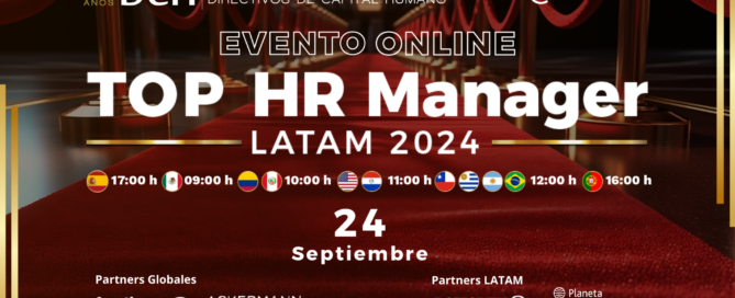 TOP HR MANAGERS LATAM 2024: Un evento online ineludible Baner TOP HR managers