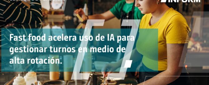 Fast food acelera uso de IA para gestionar turnos en medio de alta rotación INFORM Banner DCH Mayo 2026 1
